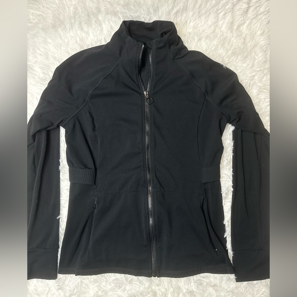 Fabletics Women's Black Workout Zip-Up Jacket
